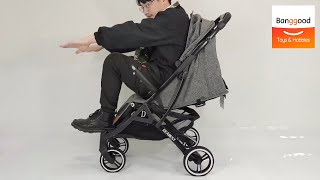 Dearest 819 Baby Stroller unboxing & assembly - Banggood Toy