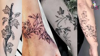 Ivy Vine Tattoo Designs 2025 | Ivy Vine Tattoo Ideas for Women & Men | Ivy Vine Tattoo Art Styles