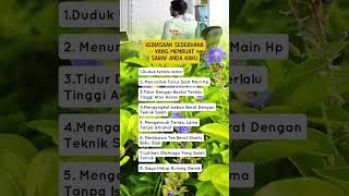 kebiasaan seserhana bikin saraf kaku. #health #buah #pendosahijrah
