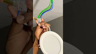 Ceiling Downlight Installation Step by Step | Clean Electrical Work #electric #lampwiring #shorts
