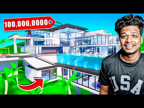 Building My Giga Mansion In Roblox !!!! Malayalam