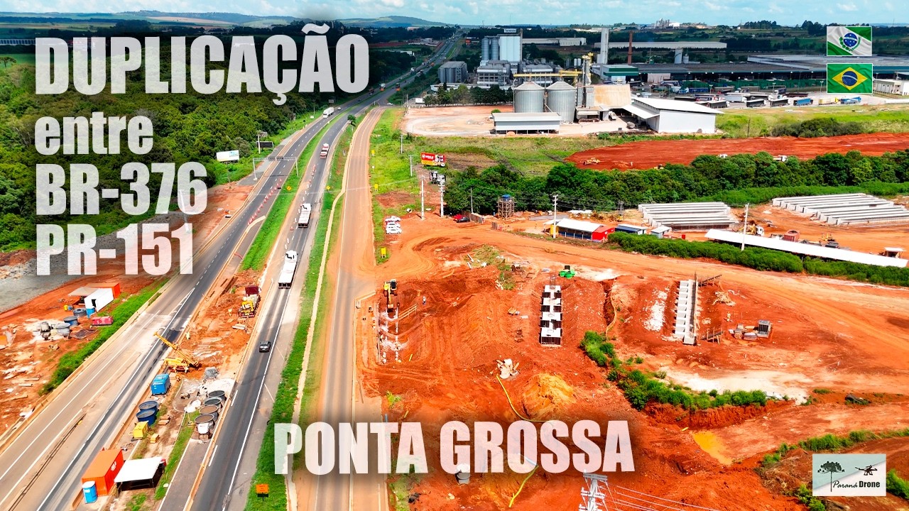 Duplicação, ampliação e construção de viadutos entre a BR-376 e PR-151 em Ponta Grossa