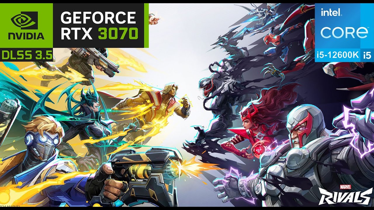 Marvel Rivals PC [2K] - RTX 3070 | i5-12600K DDR5 | DLSS | High Setting ...