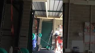 AFL TRAINING - BENT OVER PALLOF ROTATION