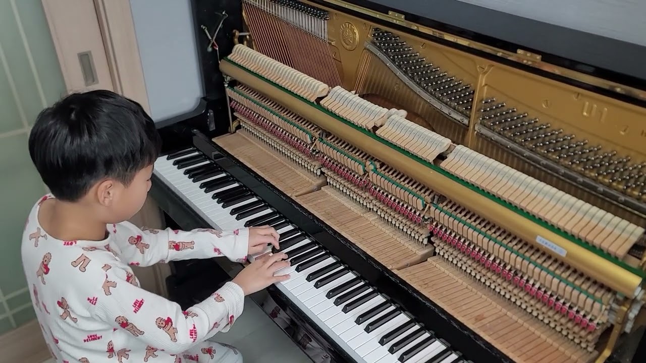 청주 야마하피아노 조율후 ... 