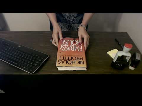 ASMR | Crinkling Library Book Covers | Jingle Bell Ring | Stamping | Typing (Some Whispering)