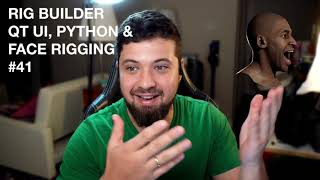 RigBuilder Dev. - Face Rig Eyebrows 11 | tpaulino live #41