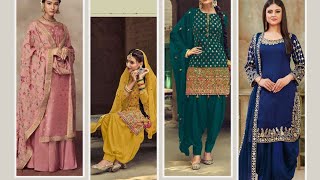 PUNJABI SUIT DESIGNS 2024 | PUNJABI PATIALA SHALWAR KAMEEZ | SHALWAR KAMEEZ DESIGNS | #PUNJABISUITS