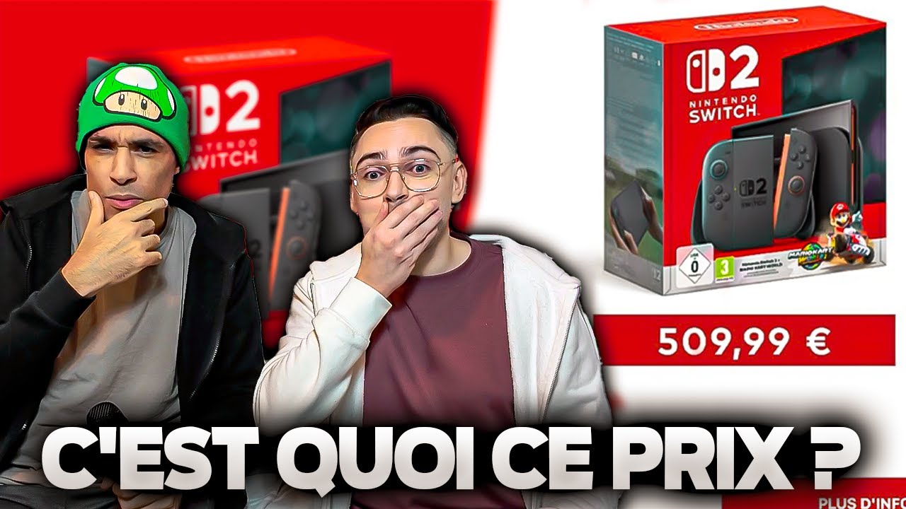 La Nintendo Switch 2 à 500€ - Le PRIX qui CHOQUE ! - YouTube