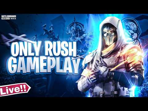 BGMI LIVE | Rush Gameplay 🔥 RP giveaway on 10k  #bgmilive #bgmishortlive