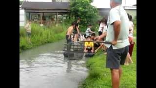 溪州鄉大莊社區幼童軍第四次團集會0610-竹筏遊戲及撈魚