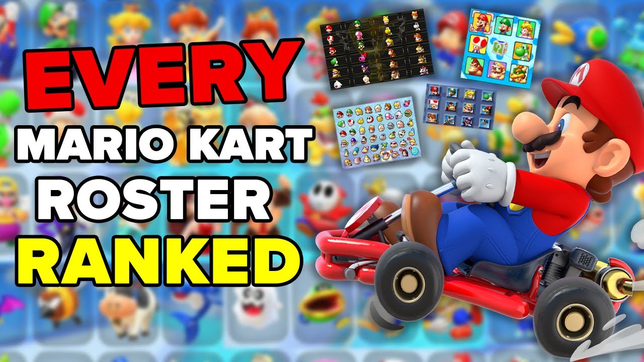 I Ranked EVERY Mario Kart Roster