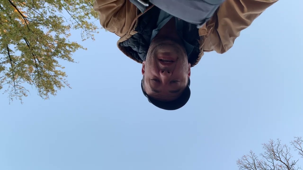 Moon and landscape photo at blue hour.