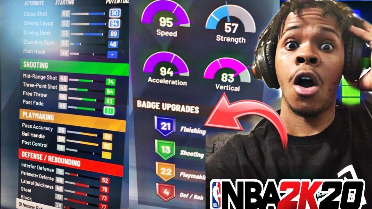 HOW TO BUILD YOUR MY PLAYER IN NBA 2K20 !! BADGES AND
