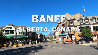 Banff, Alberta, Canada  Driving Tour 4K