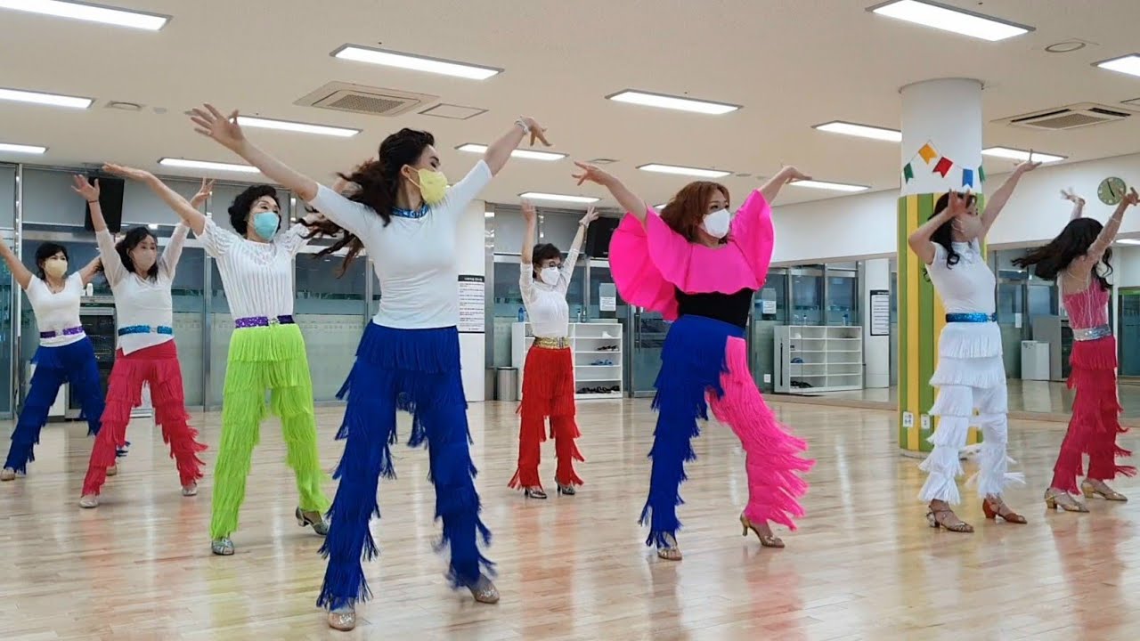 1,2,3 Mambo 2022 | line dance Withus Korea, Yoon