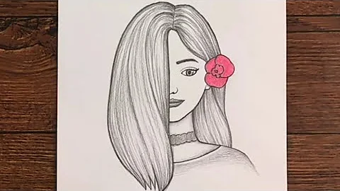 تحميل رسم سهل رسم وجه بنت بالرصاص سهل وبسيط خطوة خطوة تعليم الرسم رسم بنات Mp4 Mp3