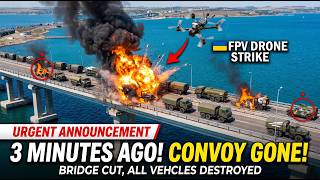Russian Supply Convoy Reaches Crimea’s Last Bridge — Minutes Later, It Vanishes