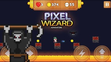 Pixel Wizard Adventure, a brand-new, classic retro-style platform game
