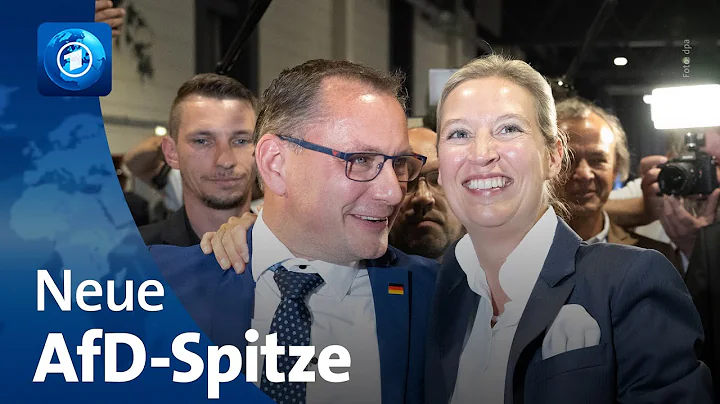 Parteitag in Riesa: Chrupalla und Weidel an AfD-Sp...