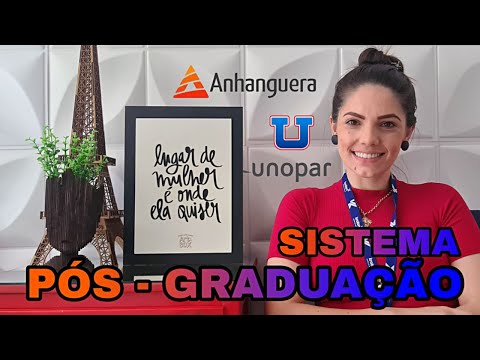 Como funciona Pós-graduação  na Anhaguera/Unopar