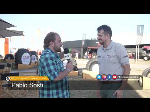 Pablo Sosti, encargado comercial de la marca Corven, dedicada a autopartes y neumáticos