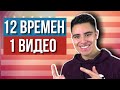 ВСЕ АНГЛИЙСКИЕ ВРЕМЕНА с примерами от АМЕРИКАНЦА в 1 видео