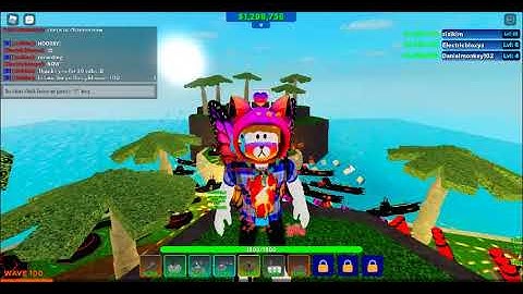 Thank you for 10 Subs! Cube Defense - Endless mode, Wave 100 (Not beaten yet)