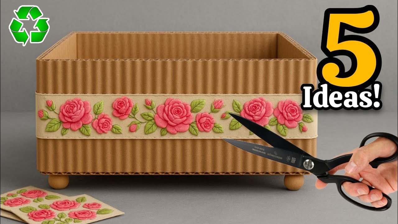 Transforming Cardboard & Fabric ♻️😱 5 GENIUS Recycling Ideas That Will Amaze You!