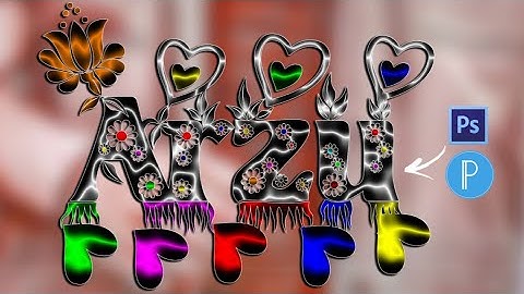 How To Make New Multi Color Glass Font In Ps Touch Pixellab 2021 | Zarraq Creation