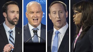 Which candidate managed to come out ahead after the Conservative leadership debate?