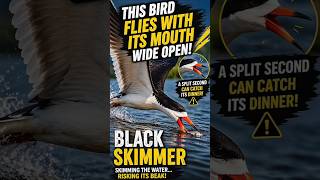 The Bird That Flies With Its Mouth Open! 😱 #wildlifefacts #facts