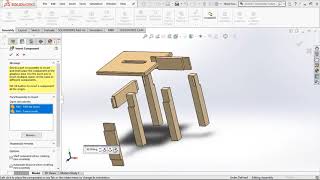 SolidWorks Stool Project Part 4: Assembly