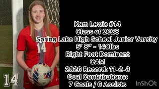 Kam Lewis Spring 2026 Spring Lake Jr Varsity, Highlights, Class 2028