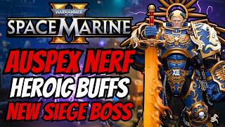 HUGE Auspex Burn Nerf and Heroic+Weapon Buffs and PVP Changes in Space Marine 2 Patch 14 PTS Notes