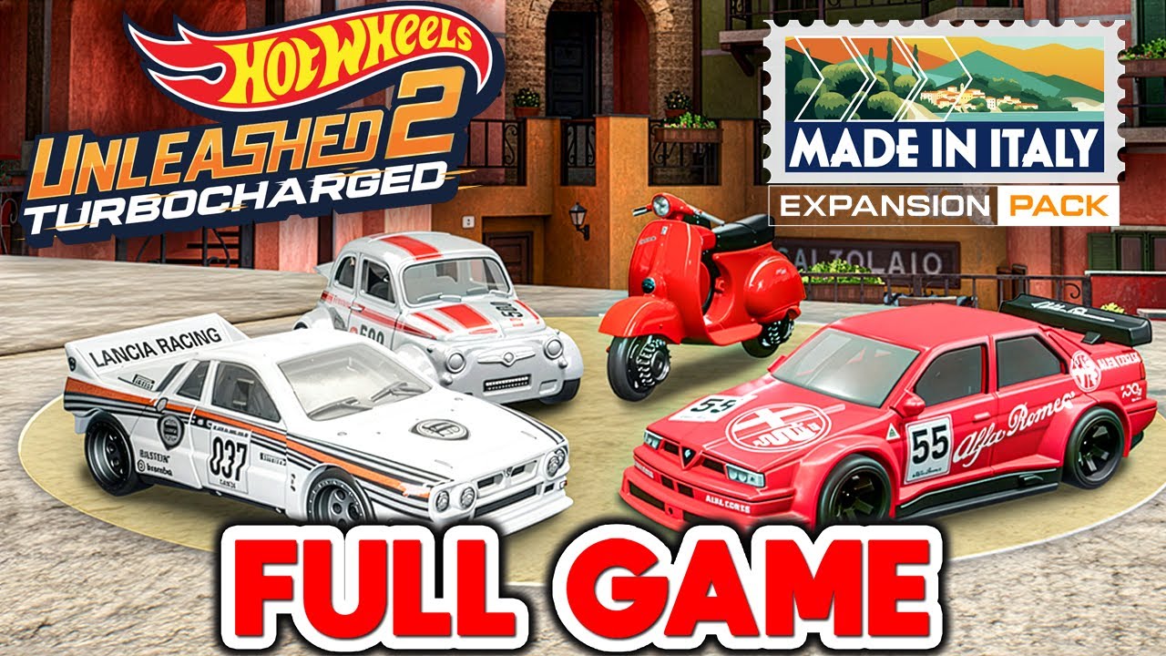 Hot Wheels Unleashed 2 Turbocharged: Made in Italy Expansion All Races Full Game 100% Walkthrough