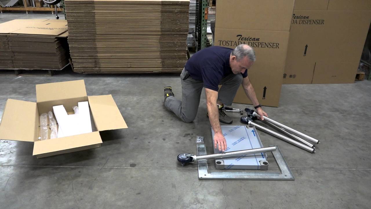 Texican Specialty Chip Warmer Portable Stand Unboxing & Assembly