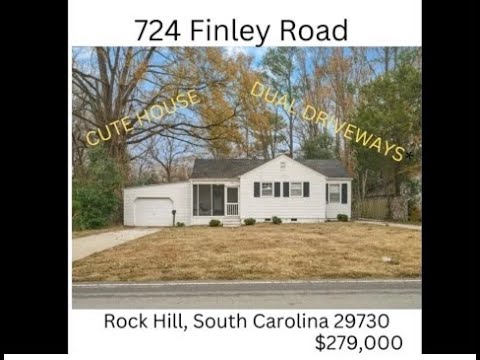 724 Finley Road, Rock Hill, SC home video tour