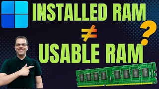 Fixing Usable RAM Less Than Installed RAM | Using Maximum Memory on Windows Computers