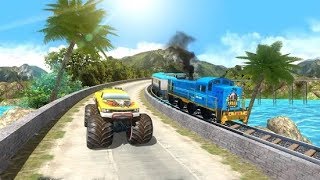 Train Vs Car Racing 2 Player Android Gameplay screenshot 2