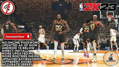 2K23 Updated Roster Offline | HD Graphics | No F1VM | Gameplay | Clippers vs Suns 2K23
