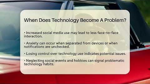 When Does Technology Become A Problem? - Everyday-Networking