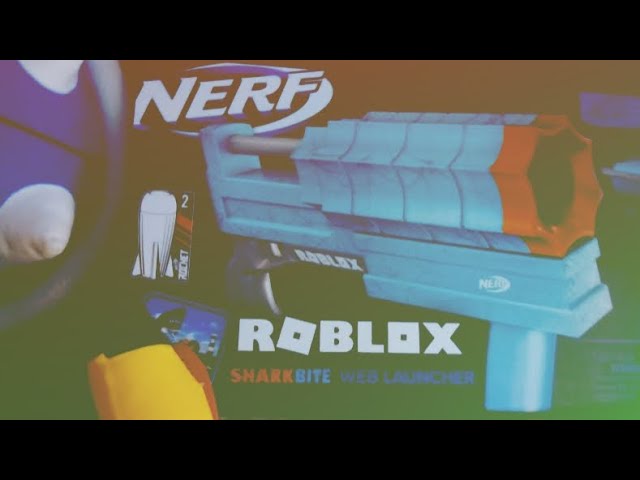 Hasbro Nerf Roblox SharkBite: Web Launcher Rocker Blaster