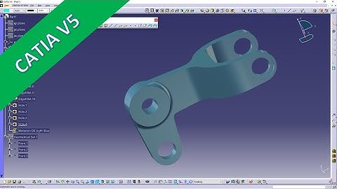 7.2 Gelenkgabel - Joint Fork - Catia v5 Training - Part Design