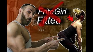 Ma Copine Nest Pas Une Frite Girl - Fitness Couple Motivation