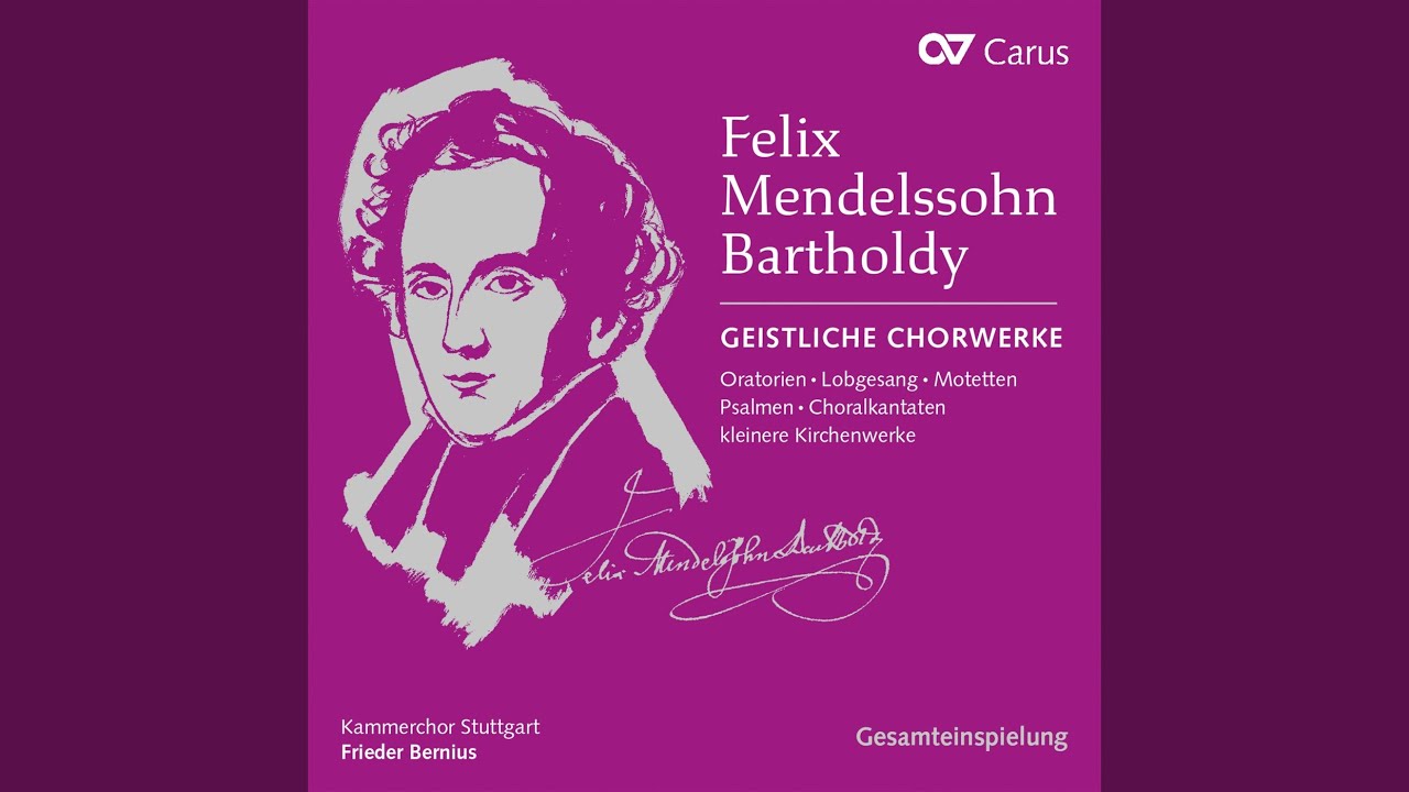 Mendelssohn: Lauda Sion, Op. 73: IV. In hac mensa