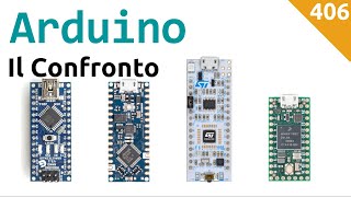 Il confronto: Arduino nano VS Every VS Nucleo-32 VS Teensy 4.0 - Video 406