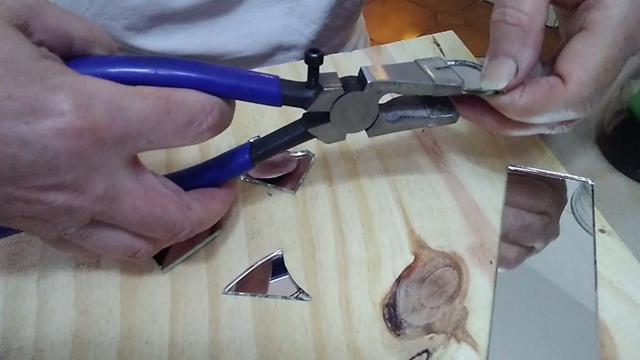 Como hacer pétalos y circulo sobre vidrio espejo