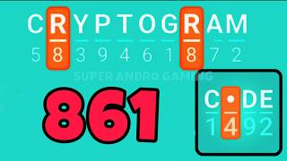 CRYPTOGRAM 861