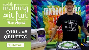 Quilting 101 #8 - Free Motion Quilting - Michael Miller Fabrics